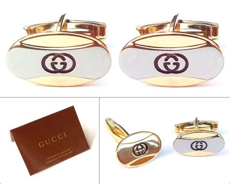 cuff links gucci